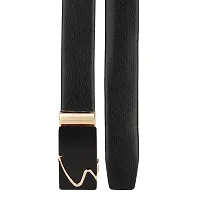 Men's Artificial Leather, Slide Belt With Easier Adjustable Buckle-thumb3