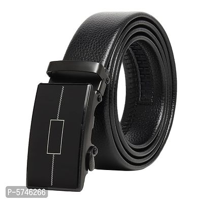 Men's Artificial Leather, Slide Belt With Easier Adjustable Buckle-thumb2
