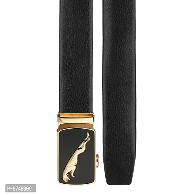 Men's Artificial Leather, Slide Belt With Easier Adjustable Buckle-thumb4