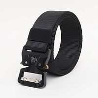 Stylish Black Canvas Army Tactical Belts For Men And Boys-thumb1
