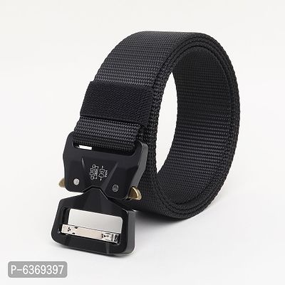 Stylish Black Canvas Army Tactical Belts For Men And Boys-thumb2