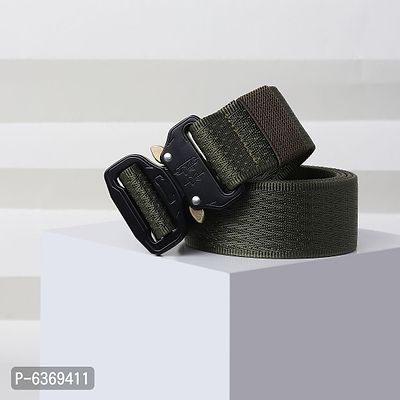 Stylish Green Canvas Army Tactical Belts For Men And Boys