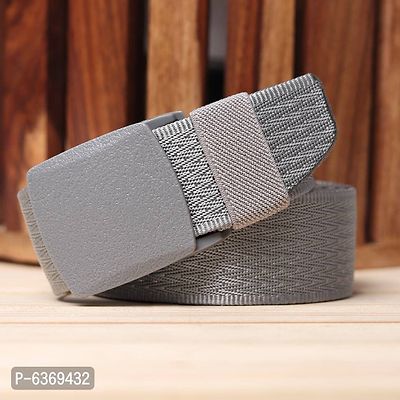 Stylish Grey Canvas Army Tactical Belts For Men And Boys-thumb0
