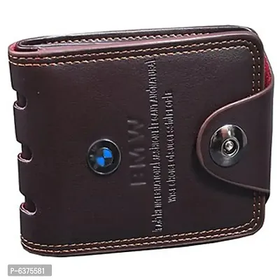 Stylish And Formal Black Artificial Leather  Belt and Wallet Combo for Men-thumb3