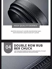 Stylish Black Synthetic Leather Belts For Men-thumb4
