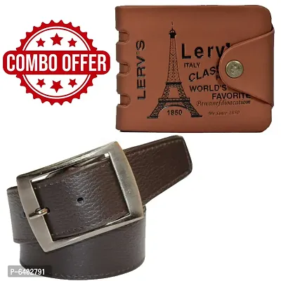 Artificial Leather Belt and Wallet Combo Special Men Selection