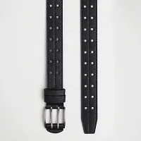 Stylish Leatherite Black And Coffee Solid Mens Belts Combo-thumb2