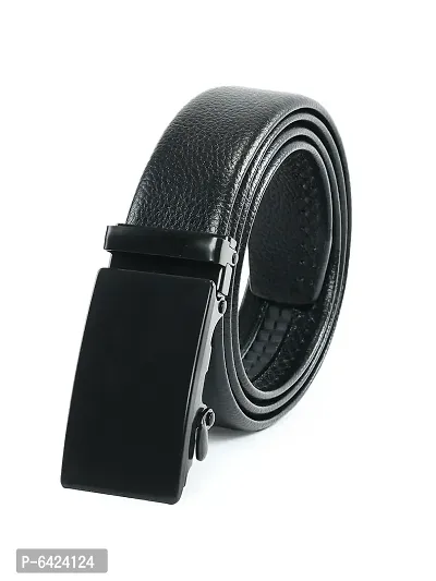 kastner men artificial leather auto buckel belt