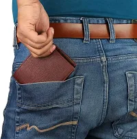 Artificial Leather Belt And Wallet Combo For Men-thumb3