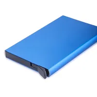 Kastner Metal Blue Card Holder-thumb3