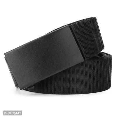 Men Solid Canvas Belt-thumb2