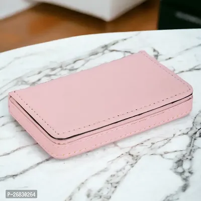 Kastner Artificial Leather Pink Card Holder