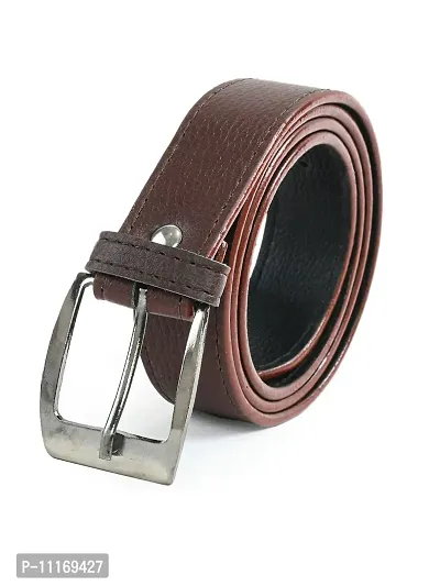 Classic Synthetic Leather Solid Belt For Men