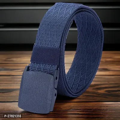 Mens Canvas Solid Belts