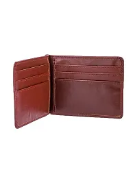 Trendy Men Artificial Leather Tan Card Holder-thumb2