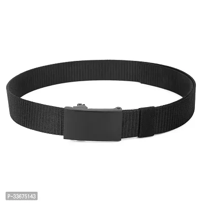 Men Solid Canvas Belt-thumb3