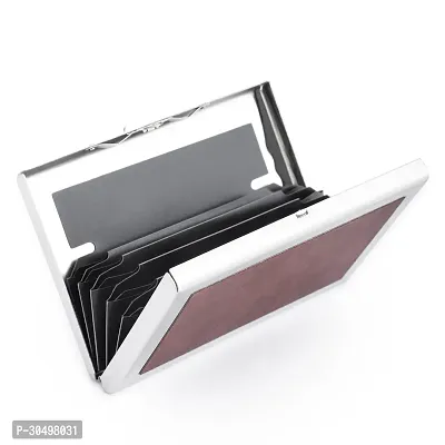 Kastner Metal Brown Card Holder-thumb3