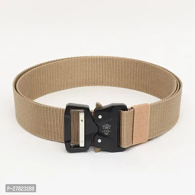 MEN CASUAL BEIGE NYLON,CANVAS BELT-thumb4