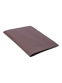 Trendy Men Artificial Leather Brown Card  PassPort Holder-thumb2