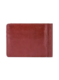 Trendy Men Artificial Leather Tan Card Holder-thumb4