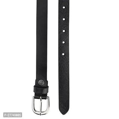 Women Formal Black Genuine Leather Belt-thumb5