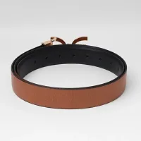 Stylish Tan Synthetic Solid Belt For Men-thumb3