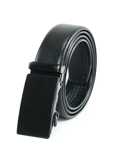 Stylish Artificial Leather Slider Buckle Belt