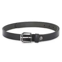 Women Formal Black Genuine Leather Belt-thumb3