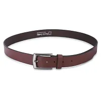 Men Formal Brown Genuine Leather Belt-thumb2