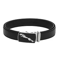 Winsome Deal Men Slider Buckle Artificial Leather belt Pack of 1-thumb2