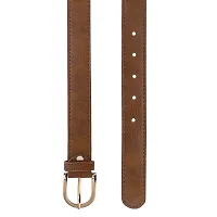 Elegant Brown Formal Artificial Leather Belt For Women-thumb4