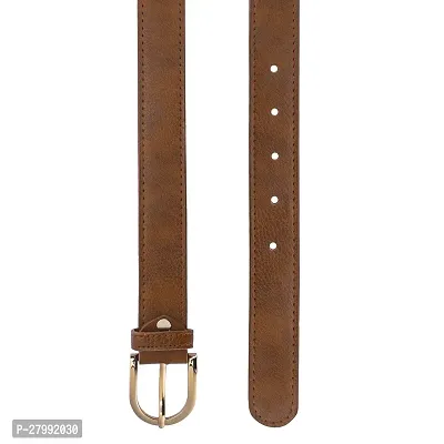Elegant Brown Formal Artificial Leather Belt For Women-thumb5