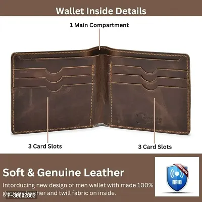 Kastner Men Premium Full Grain Leather Wallet with RFID Blocking-thumb5