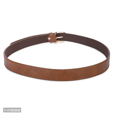 Elegant Brown Formal Artificial Leather Belt For Women-thumb4