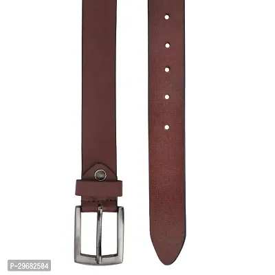 Men Formal Brown Genuine Leather Belt-thumb5