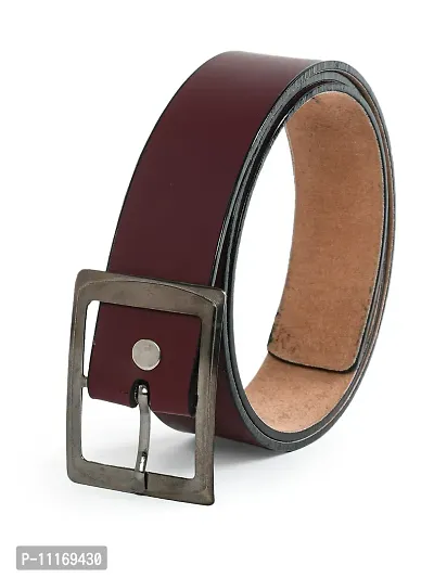 Classic Synthetic Leather Solid Belt For Men