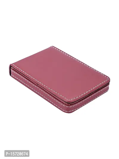 Trendy Men Artificial Leather Maroon Card Holder-thumb5