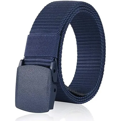 Elegant Leather Solid Belts For Men