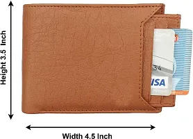 Stylish Men Affordable, Durable Card And Money Organiser Wallets-thumb1