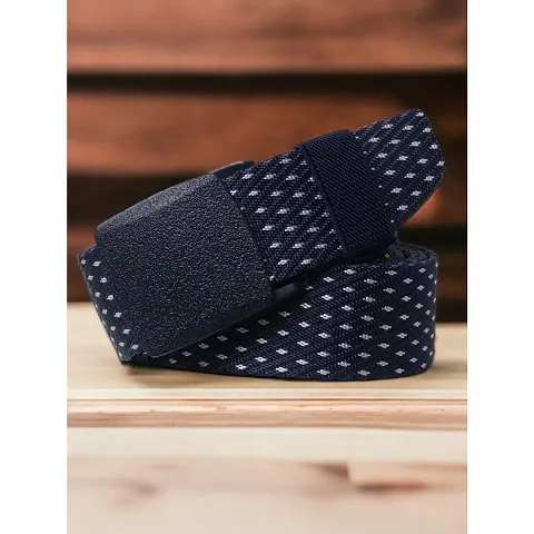 Stylish Solid Canvas Belt for Men