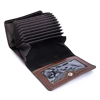 Kastner Artificial Leather Tan Card Holder-thumb2