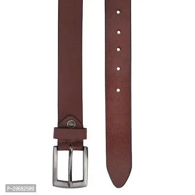 Men Formal Brown Genuine Leather Belt-thumb5