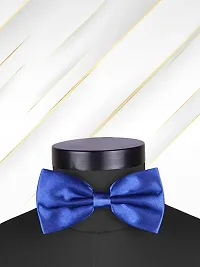 Satin The Cerulean Cummerband and Bow Tie Set (Blue)-thumb1