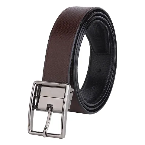 Stylish Fancy Faux Leather Solid Belts For Men