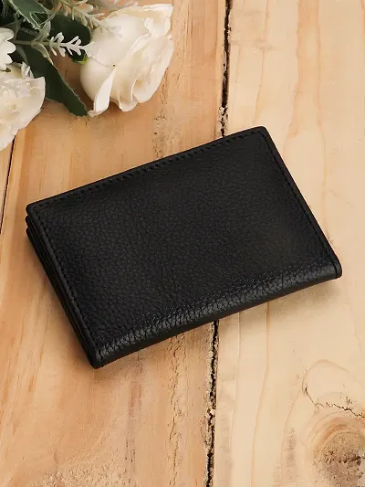 Designer Artificial Leather Textured Card Holder For Men