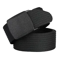 Stylish Solid Canvas Belt for Men-thumb1