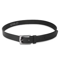 Men Formal Black Genuine Leather Belt-thumb2