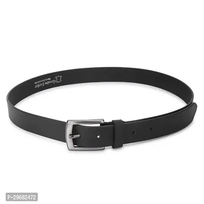 Men Formal Black Genuine Leather Belt-thumb3