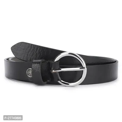 Women Formal Black Genuine Leather Belt-thumb4