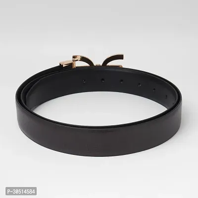 Stylish Brown Synthetic Solid Belt For Men-thumb4